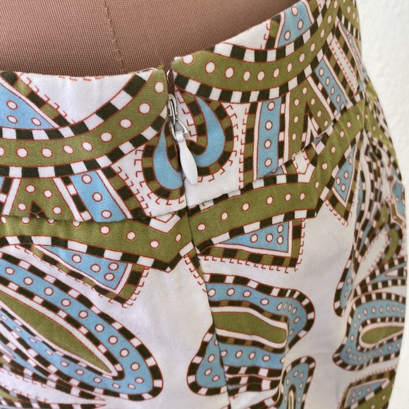 J Crew Paisley Cotton Skirt - Picture 2 of 5